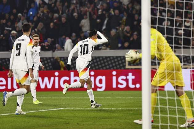 Musiala celebrando su gol / Foto: EFE