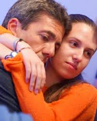 Mazón y su hija, después de su último mitin