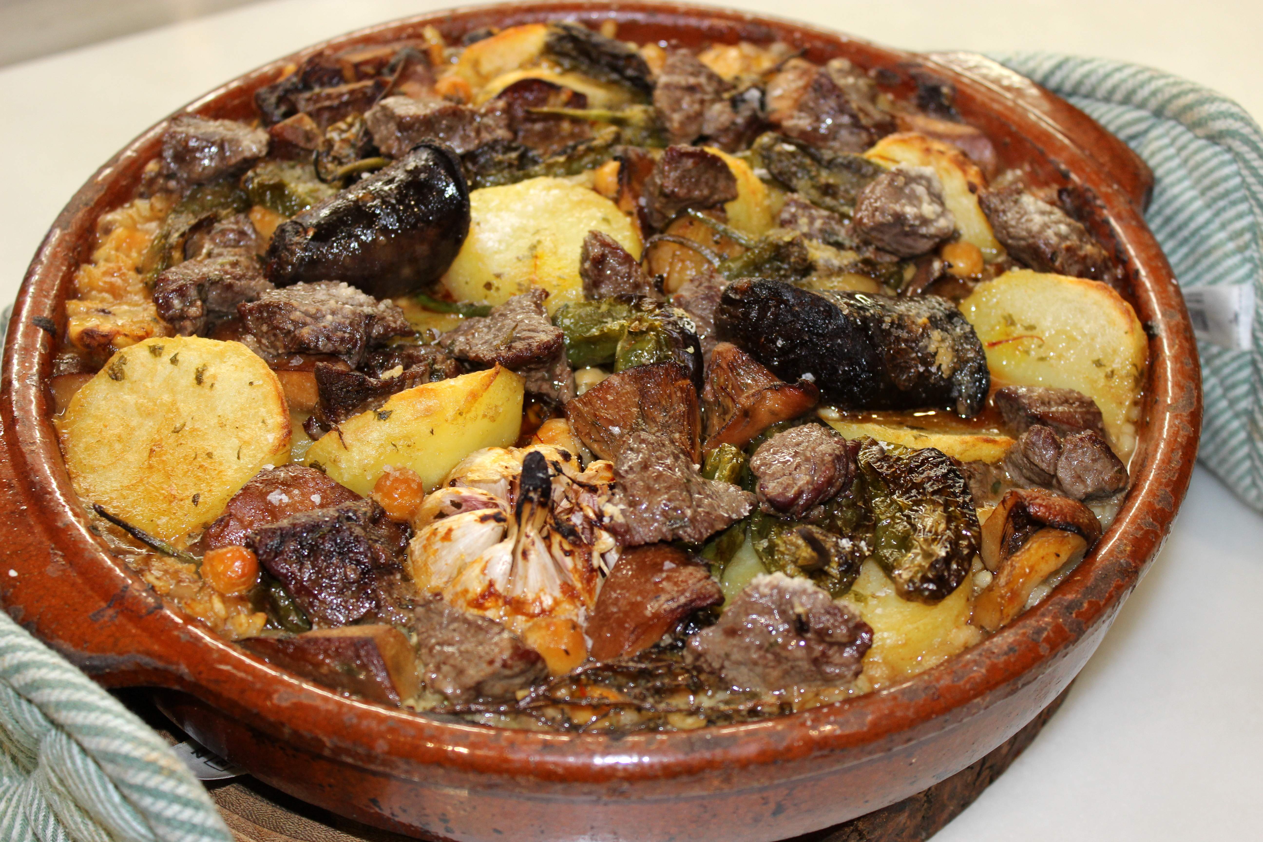 Arròs al forn amb castanyes i rovellons / Foto: Albert Vilas