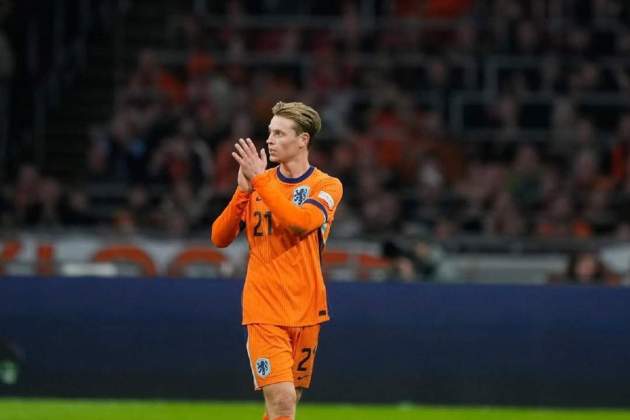 Frenkie de Jong aplaudiment Països Baixos / Foto: @FrenkieDeJong