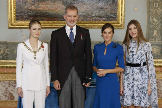 Leonor, Felipe, Letizia y Sofía / GTRES