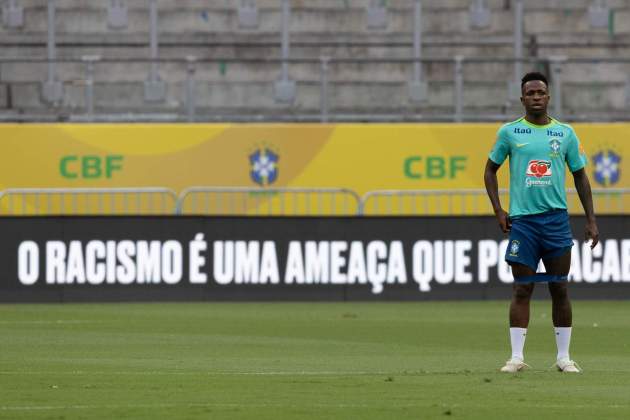 Vinicius entrenamiento Brasil EFE