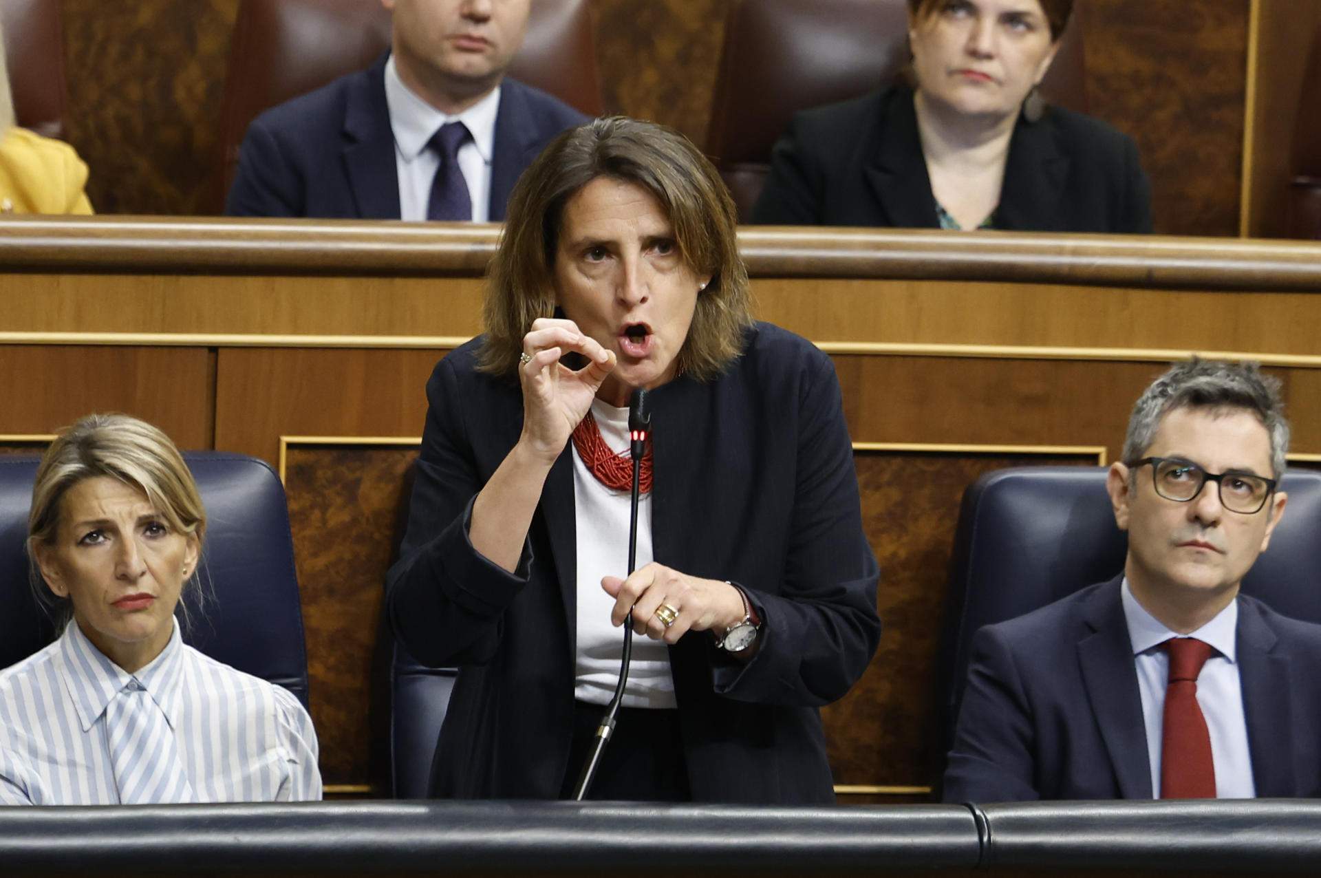 Ribera dispara contra Mazón por "burlarse de los avisos de la AEMET" en medio de una bronca en el Congreso