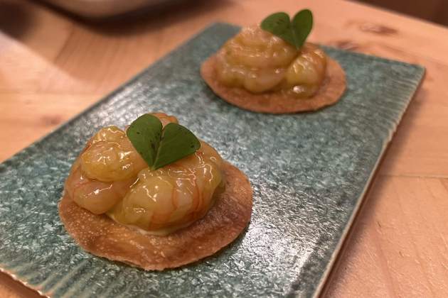 Baklava de gamba de Palamós / Foto: Rosa Molinero Trias