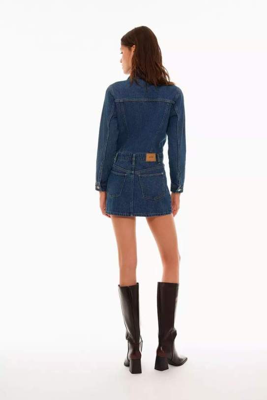 Vestit curt denim