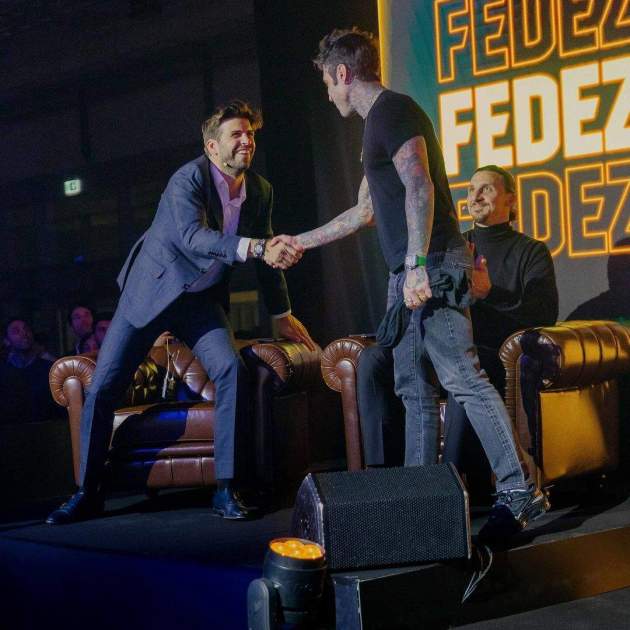 Gerard Piqué y Fedez / Instagram