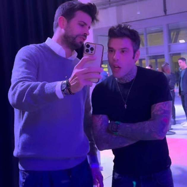 Gerard Piqué y Fedez / Instagram