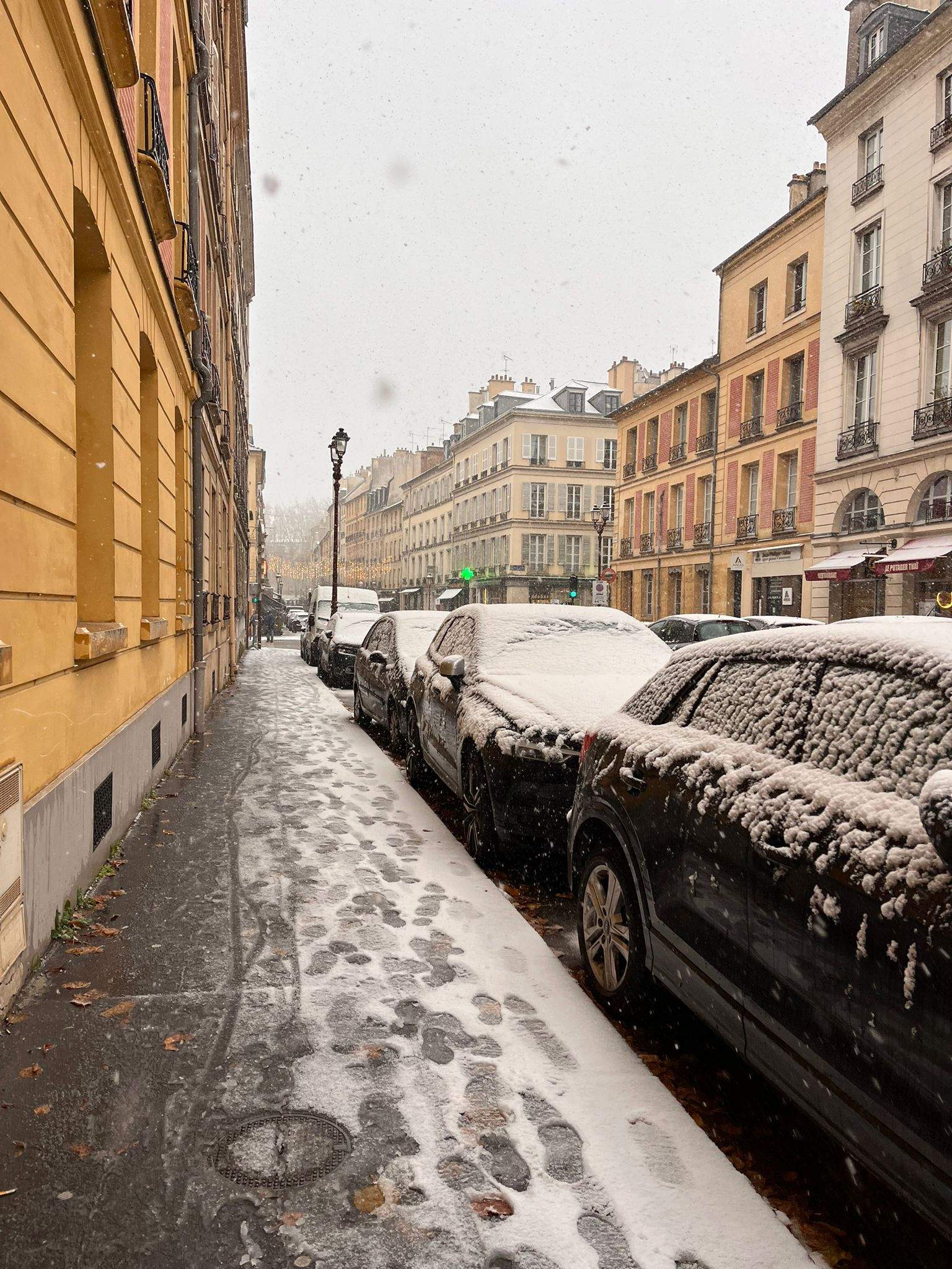 Neva a París: la neu deixa imatges inoblidables a la capital francesa