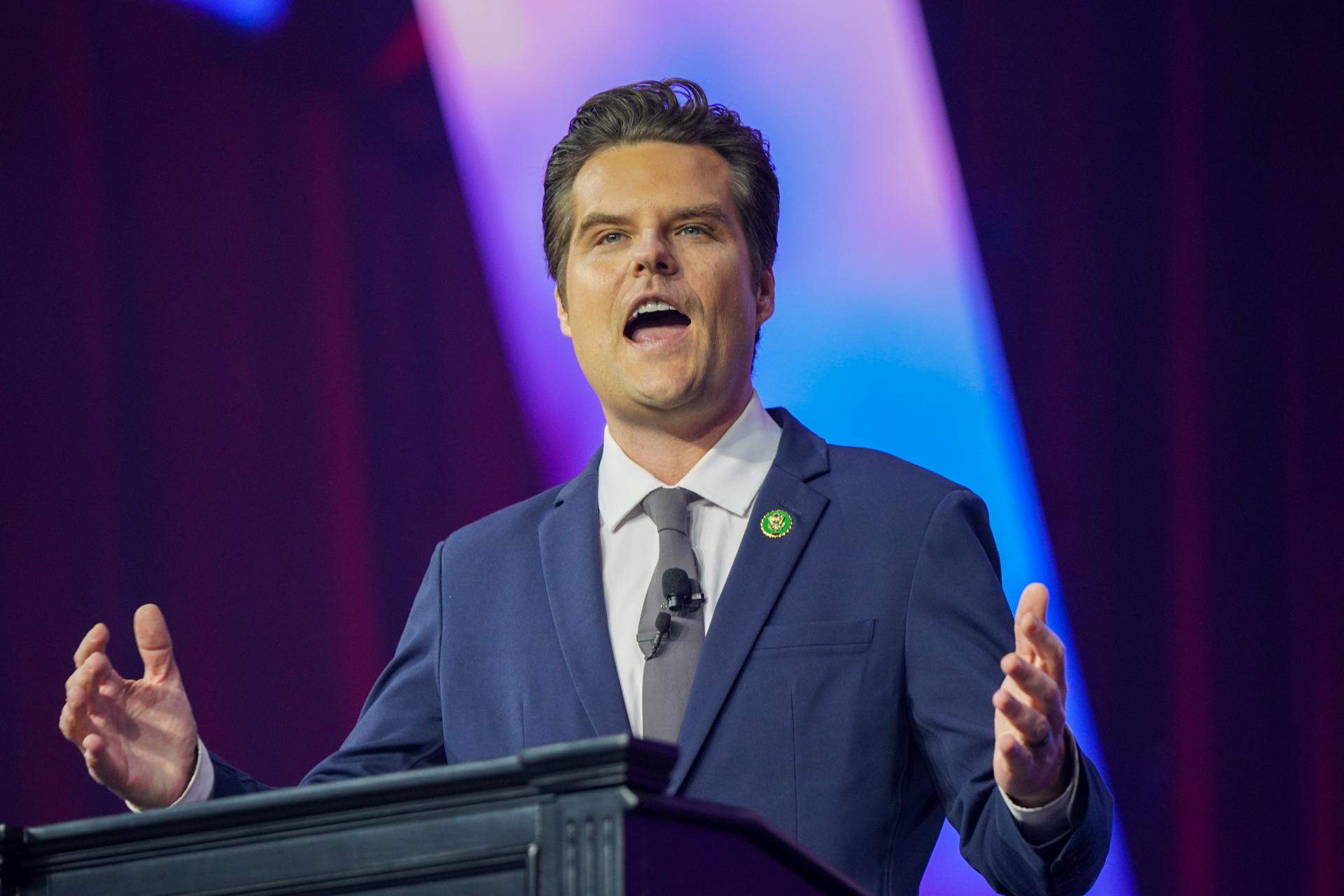 Matt Gaetz se retira de la carrera como fiscal general del presidente electo Donald Trump