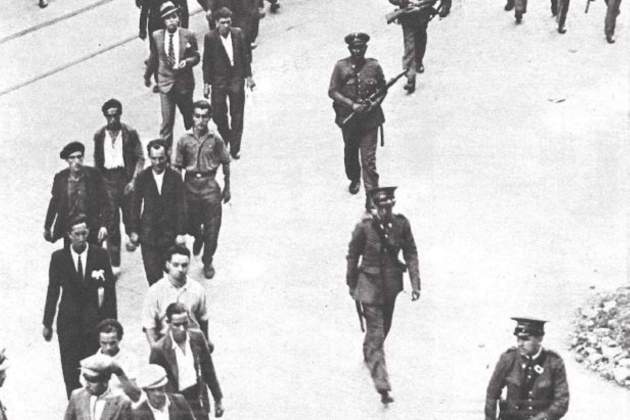 Manifestants detinguts vaga lloguers Barcelona 1931 / Ajuntament de Barcelona