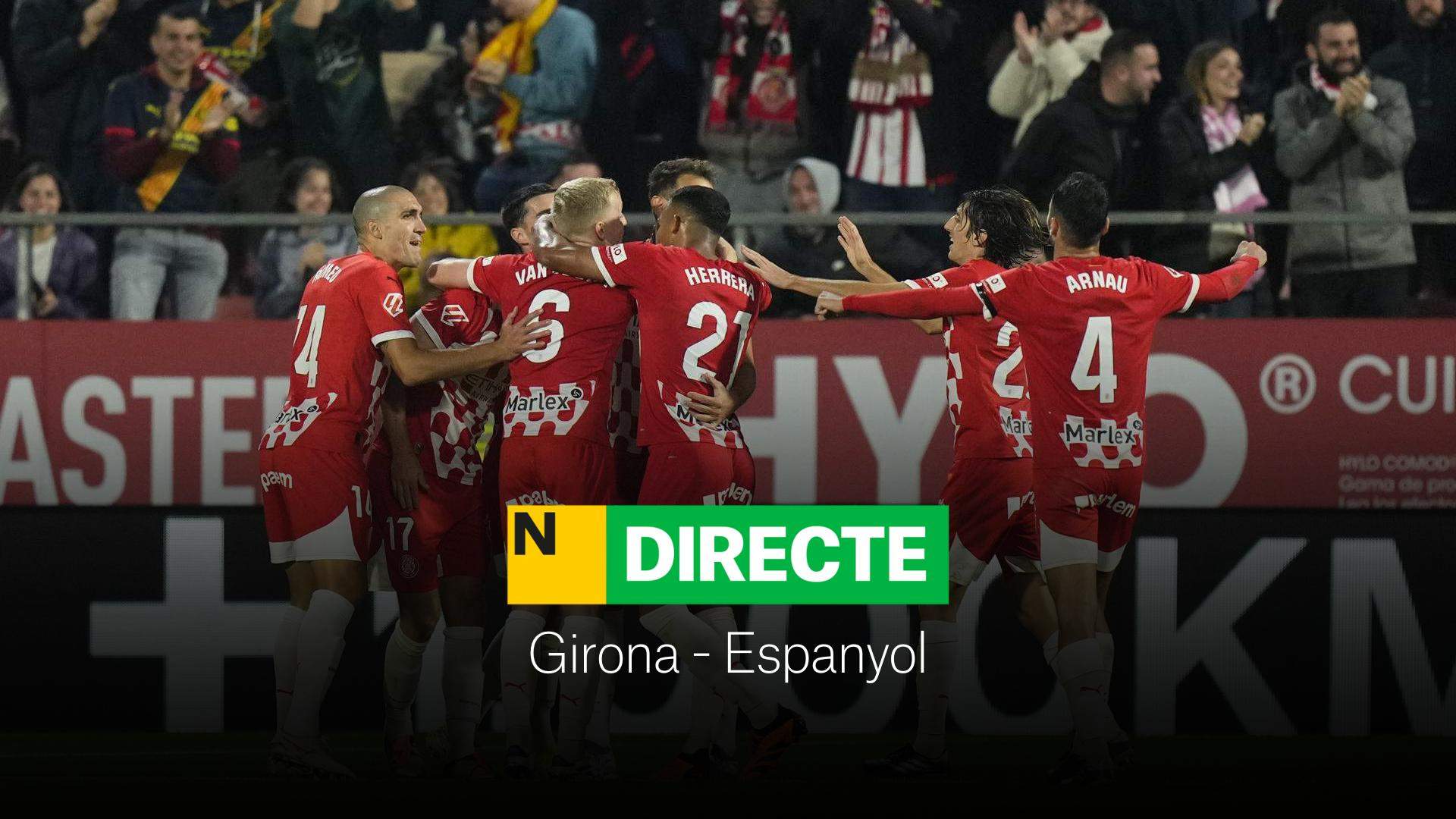 Girona - Español de LaLiga EA Sports, DIRECTO | Puado maquilla el marcador