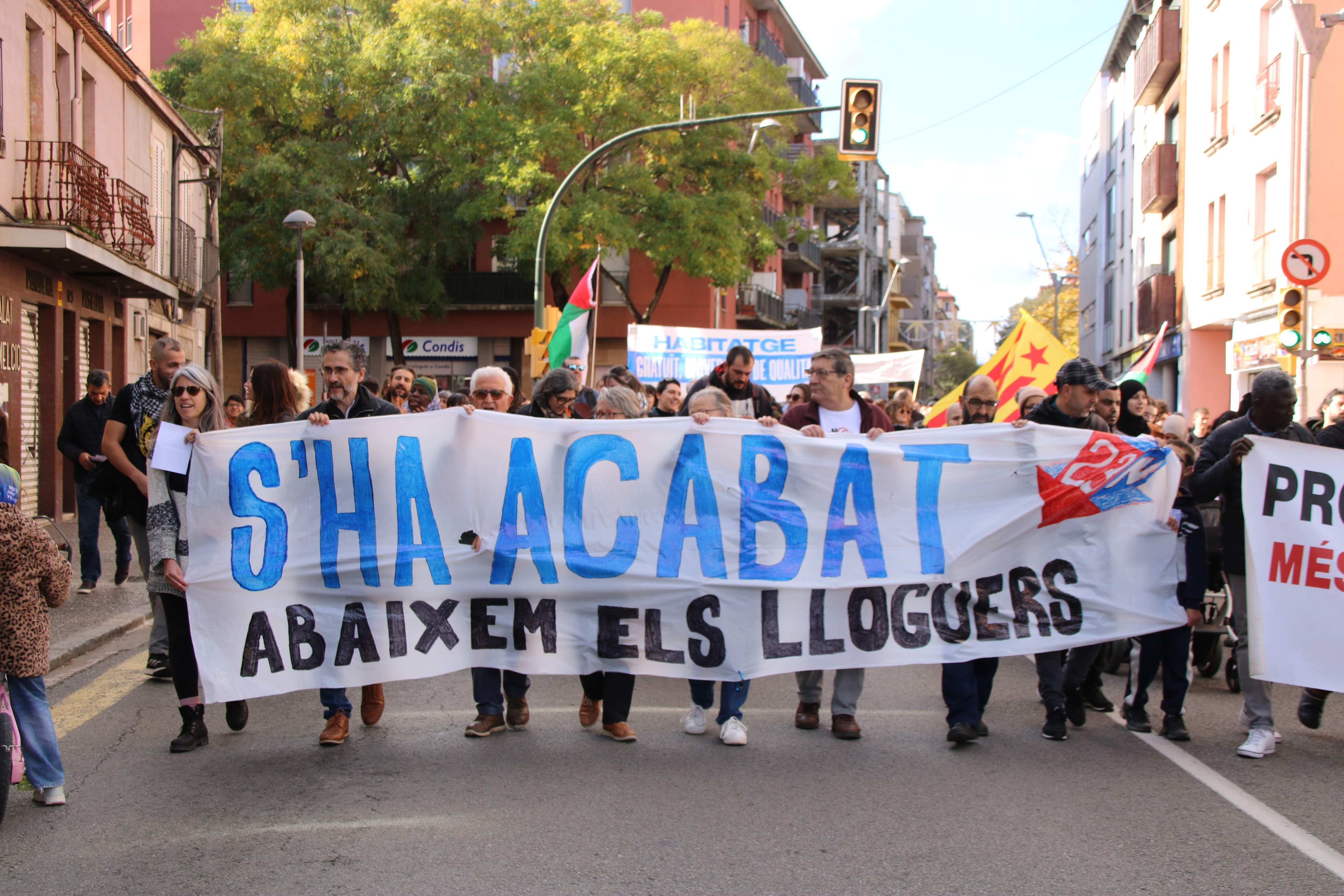 manifestació lloguer Girona