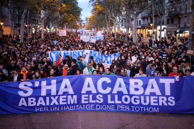 Manifestacio lloguers barcelona / ACN