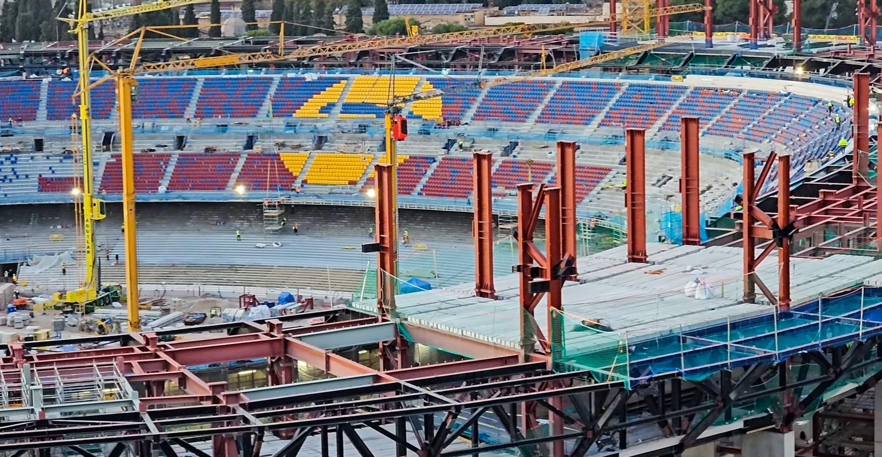 Avanç important a les obres de l'Spotify Camp Nou: la tornada, més a prop