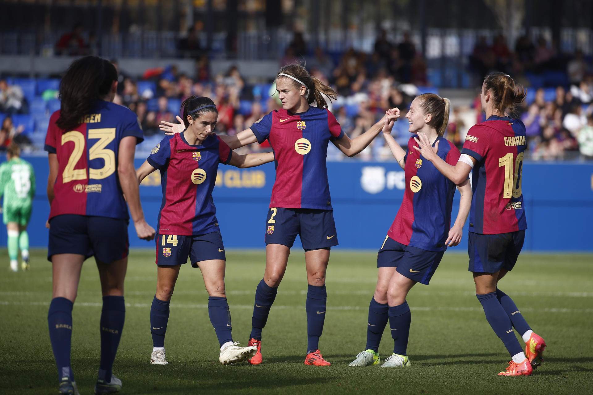 Remontada y goleada del Barça femenino contra el Tenerife (5-1) en la Liga F