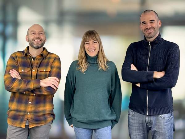 Tom Rubí, Ariana Torras i Nil Camprubí fundadors de Tachán Experiències