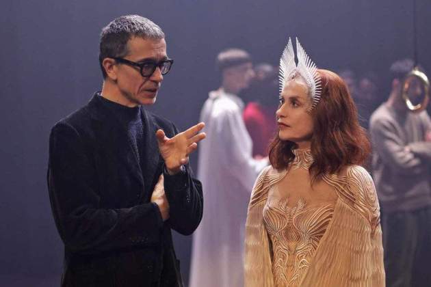 Romeo Castellucci i Isabelle Huppert. Foto de Jean Michel Blasco