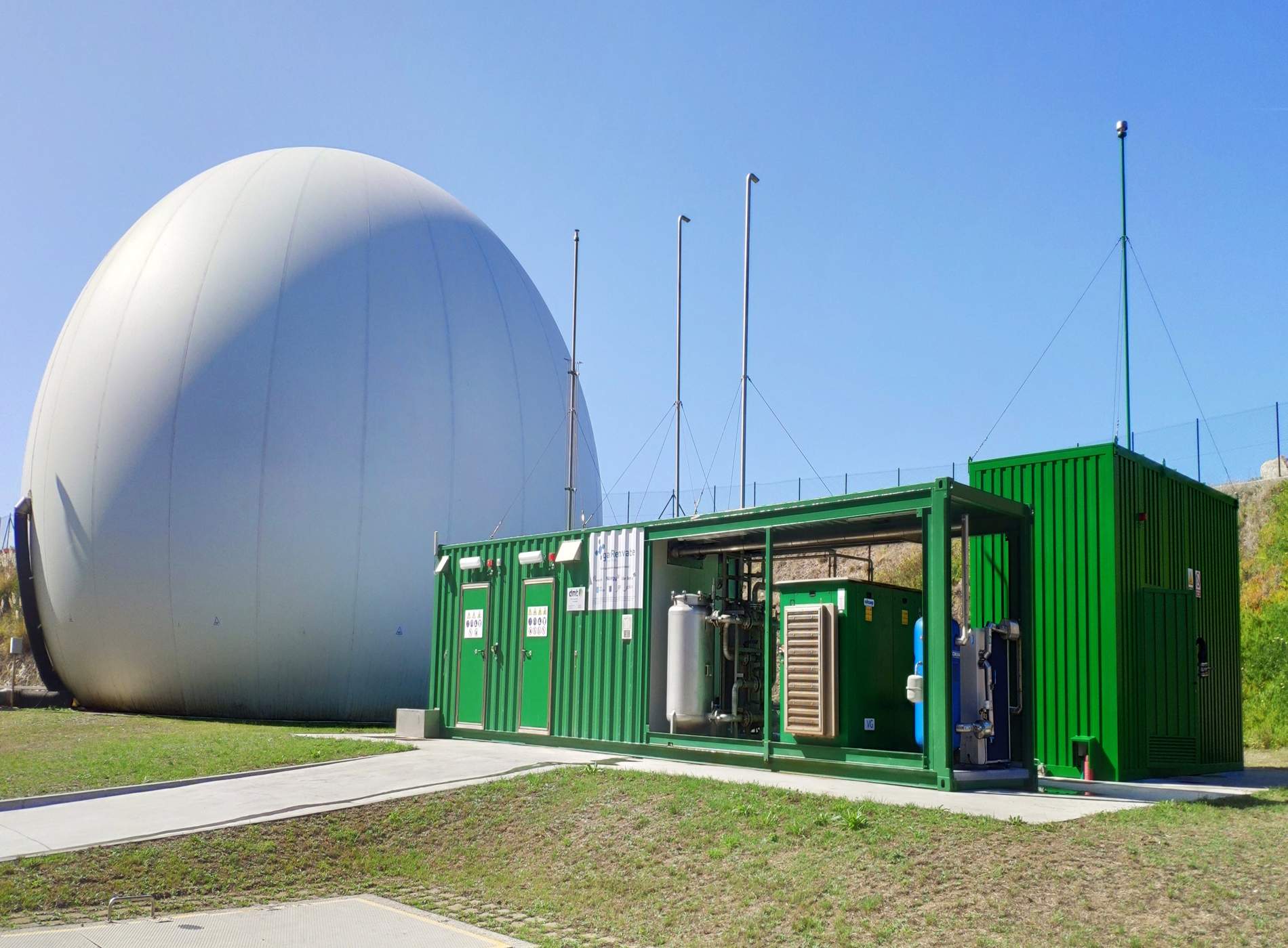 Fotografia d'Edar de Bens, planta de biometà de Naturgy situada a a En Coruña, Galícia / Foto: Europa Press