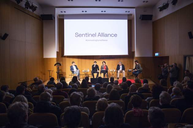 Presentació de Sentinel Alliance, associació internacional victimes pegasus grup NSO / Foto: Carlos Baglietto