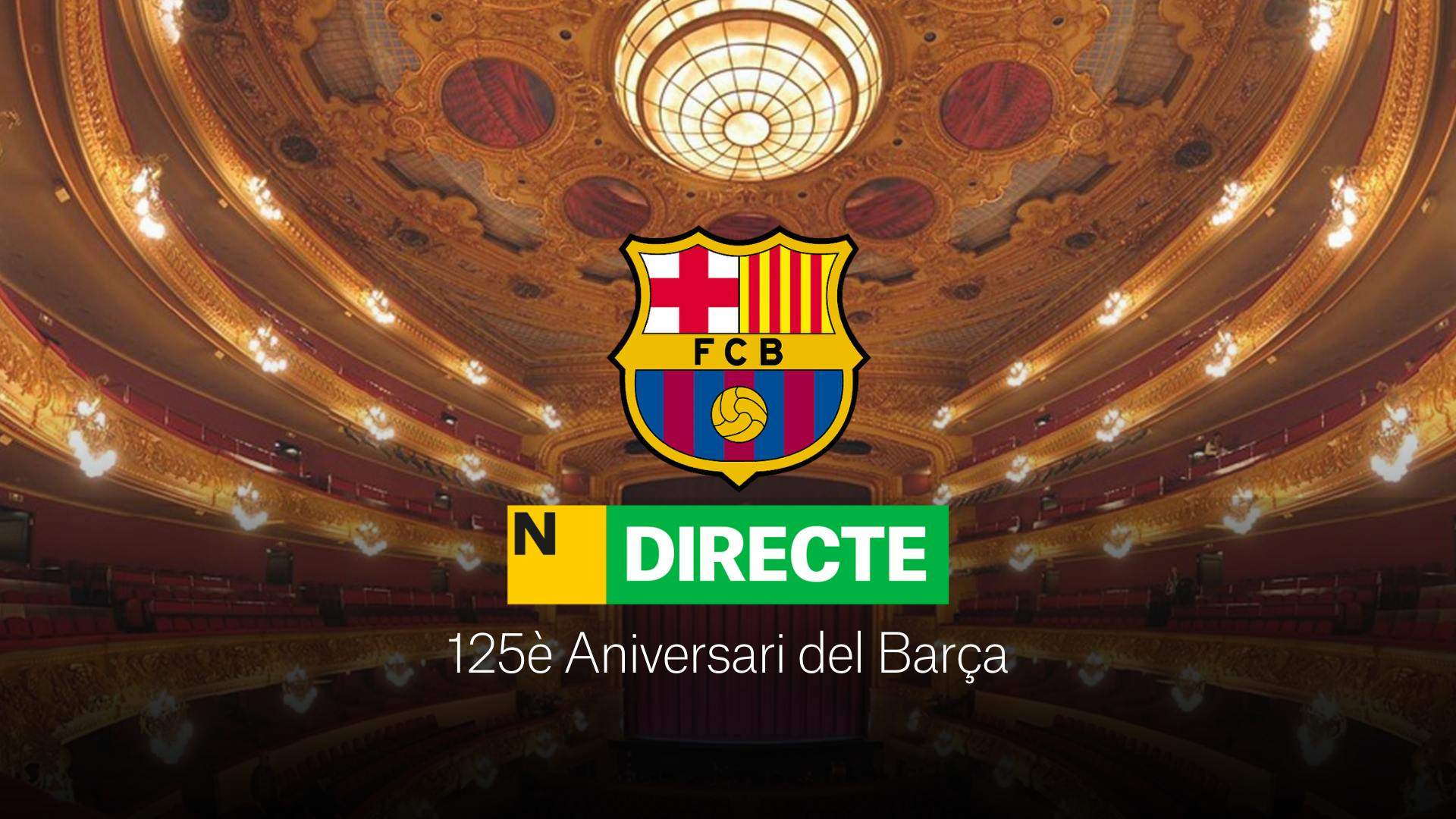 La gala del 125è Aniversari del Barça, DIRECTE | El Liceu acull la gran festa blaugrana