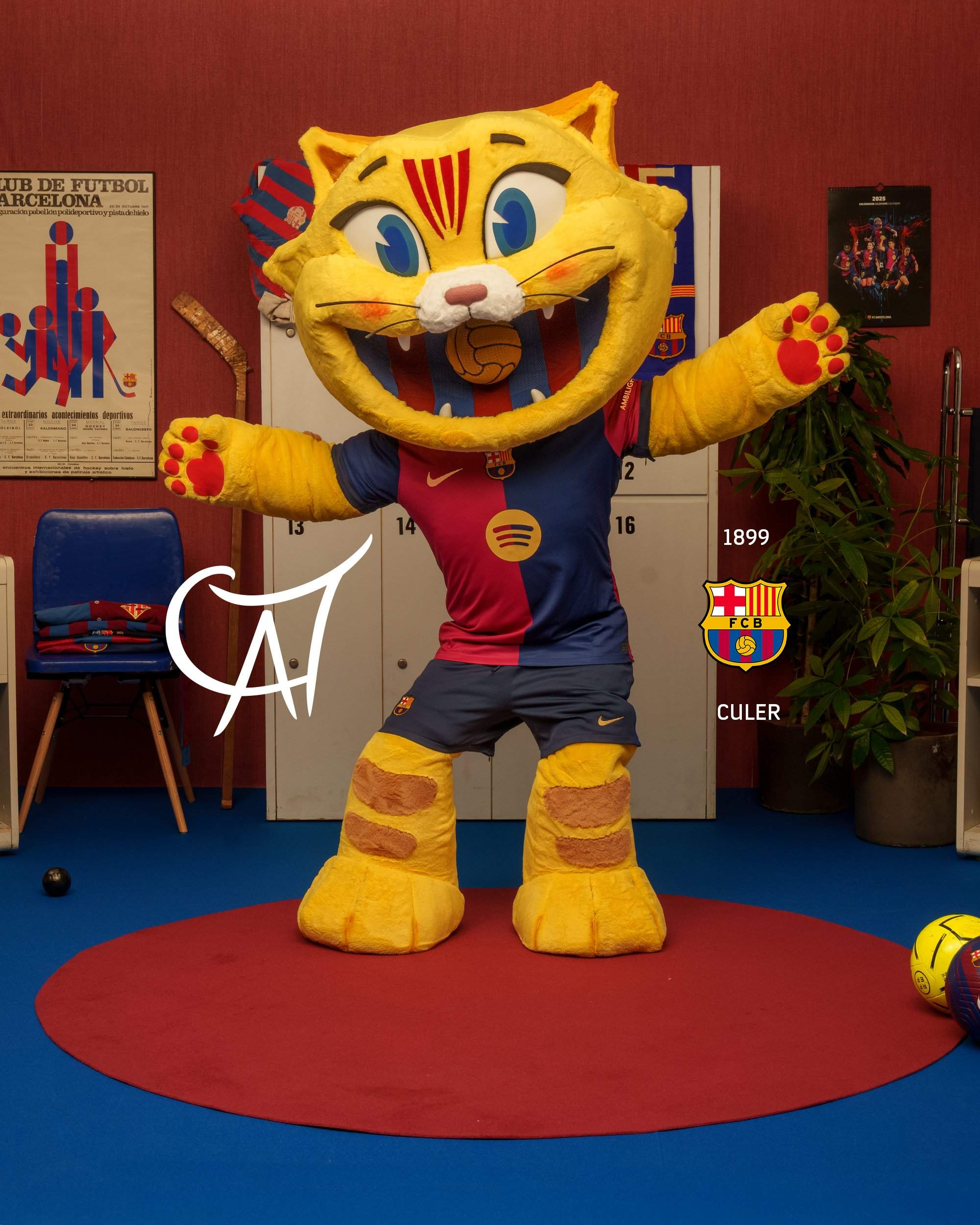 Així és la nova mascota del Barça per al 125è aniversari: picada d'ullet a Catalunya