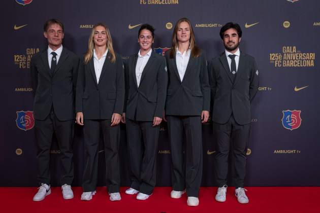 Primer equip femení a la gala del 125è aniversari / Foto: FC Barcelona