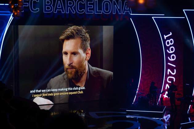 Leo Messi a la gala del 125è aniversari del Barça / Foto: FC Barcelona