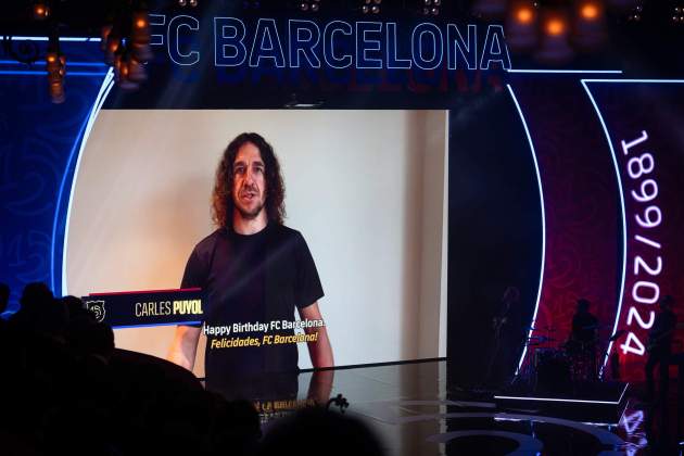 Carles Puyol a la gala del 125è aniversari del Barça / Foto: FC Barcelona