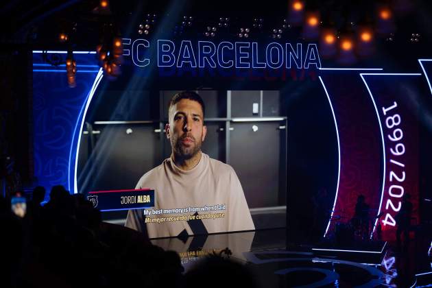 Jordi Alba a la gala del 125è aniversari del Barça / Foto: FC Barcelona