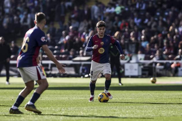 Barça - Las Palmas partit de la Lliga Pablo Torre i Fermín / Foto: Europa Press