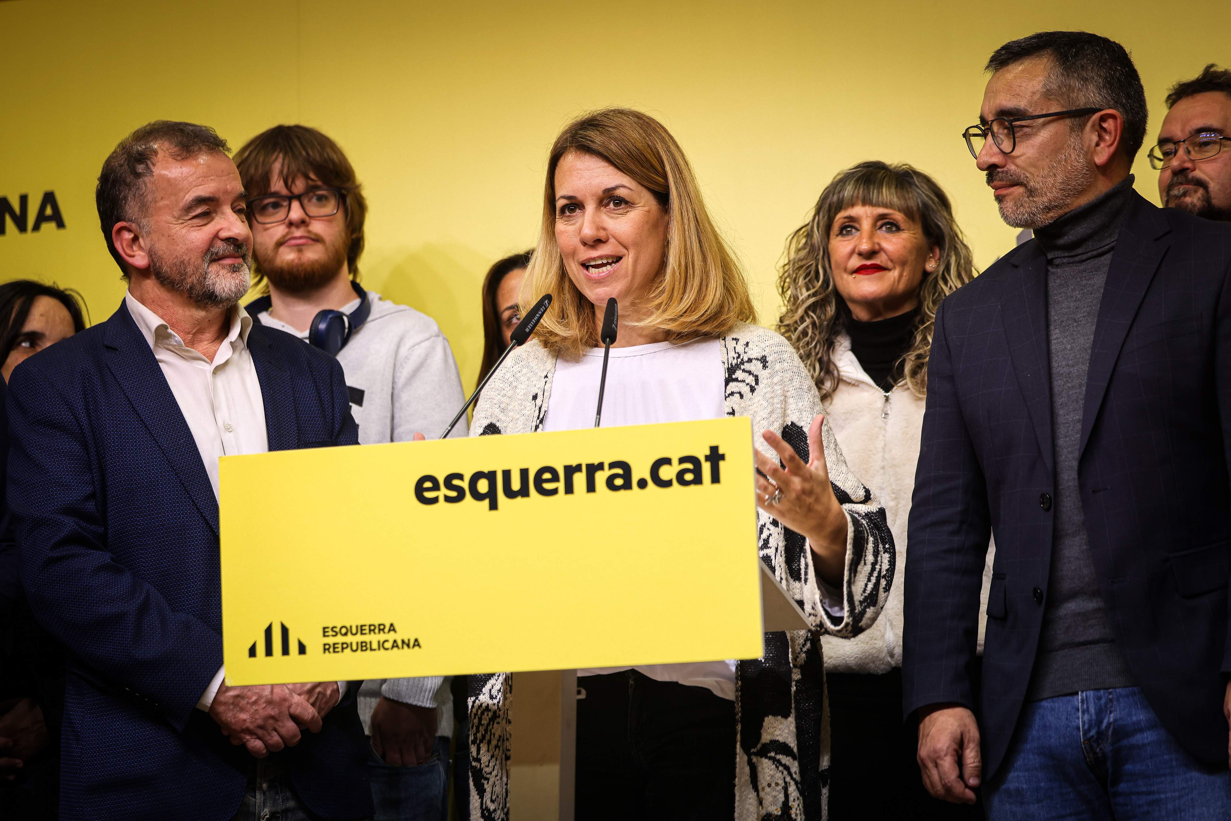 Miembros de Foc Nou se sitúan entre el voto en blanco y a Godàs en la votación de la presidencia de ERC