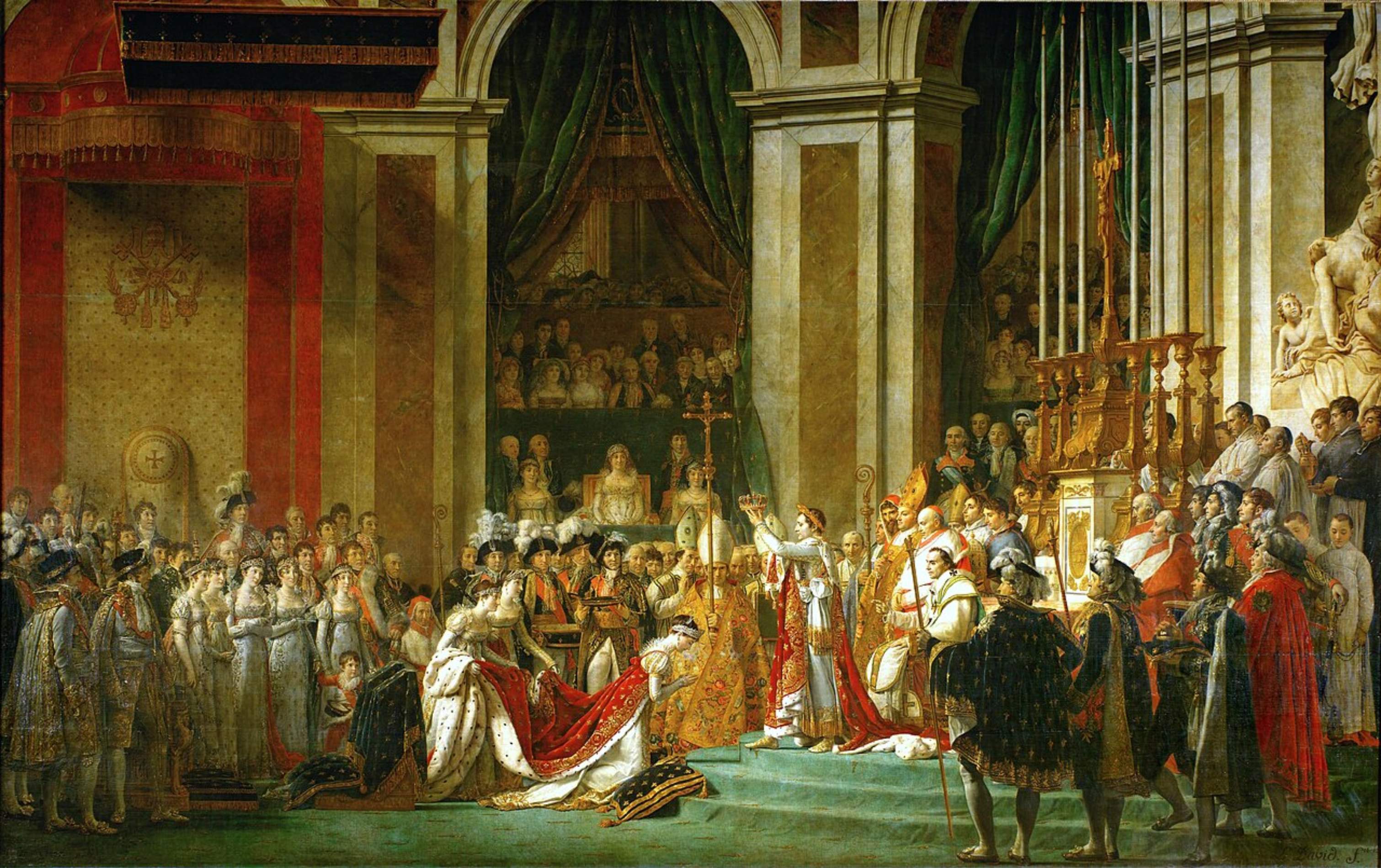 Napoleó Bonaparte s’autocorona emperador de França