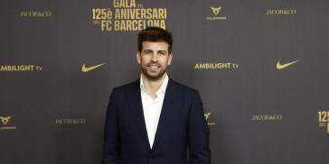 Gerard Piqué gala 125è aniversari Barça / Foto: EFE