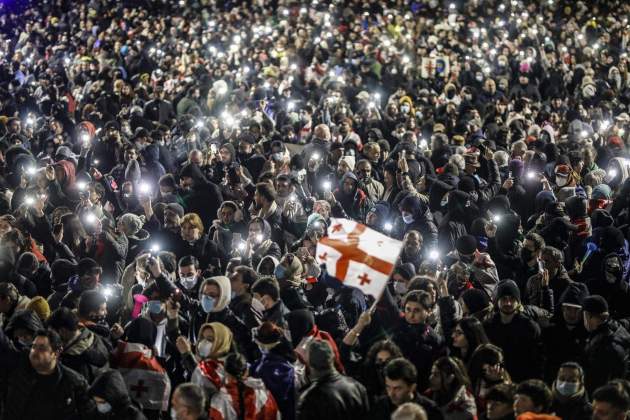 protestas georgia proeuropeos. EFE