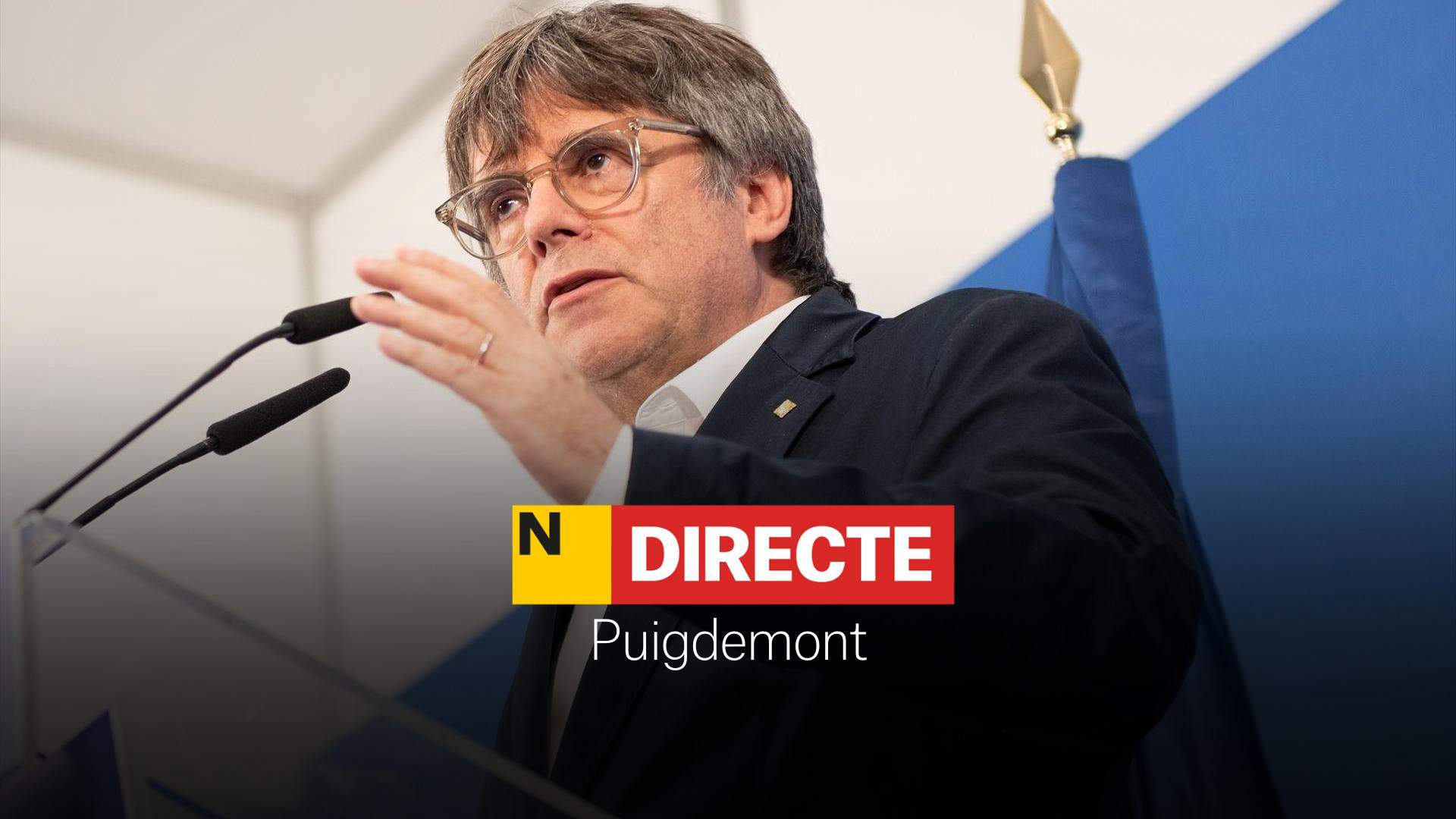 Puigdemont, DIRECTE | Roda de premsa a Brussel·les per fer balanç de l'acord amb el PSOE