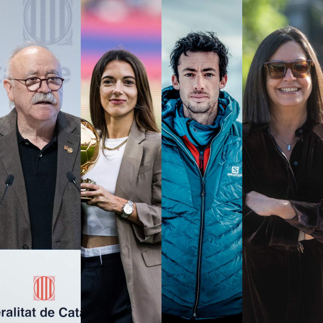 Aitana Bonmatí, Josep-Lluís Carod-Rovira i Àngels Barceló: Creus de Sant Jordi 2024