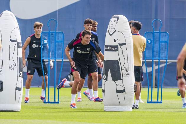 Andreas Christensen entrenament / Foto: Europa Press