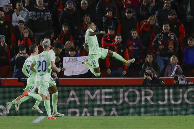 Raphinha gol Mallorca / Foto: EFE