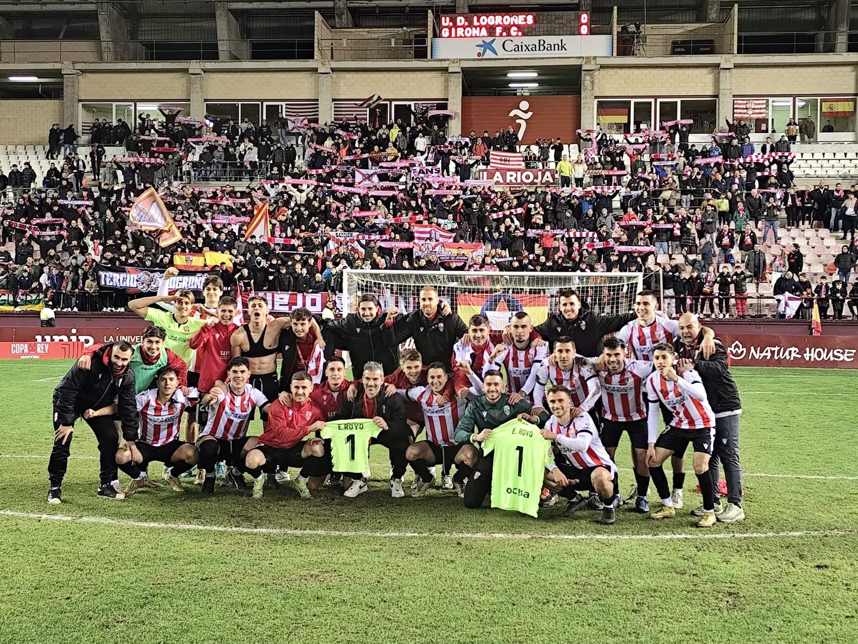 Ridículo del Girona en la Copa del Rey: eliminado en la tanda de penaltis contra un Logroñés sin portero