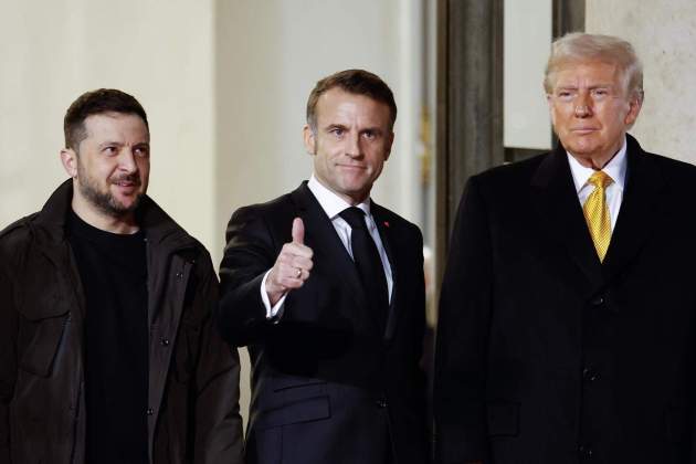 donald trump zelenski macron paris efe