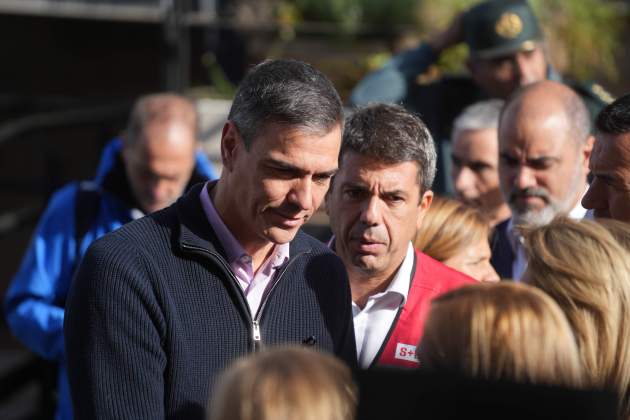 Pedro Sánchez i Carlos Mazon, DANA