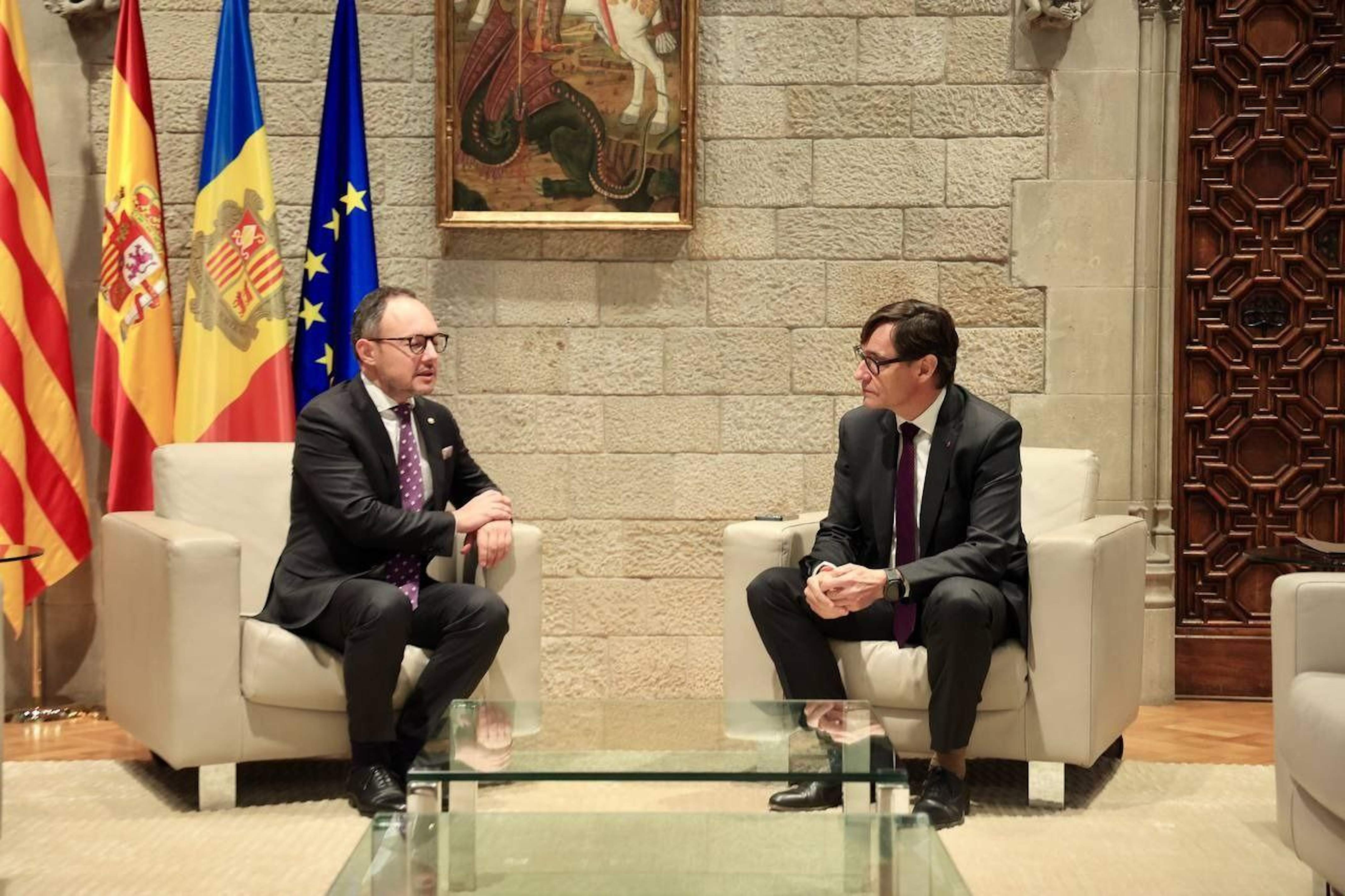 Illa recupera les reunions periòdiques entre Catalunya i Andorra "per intensificar la col·laboració"