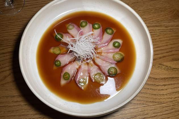 Carpaccio japonès de peix llimona / Foto A.S.I.