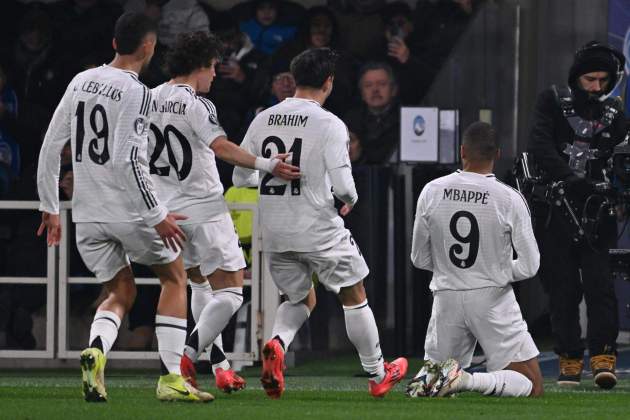 Mbappé gol Atalanta Real Madrid / Foto: EFE