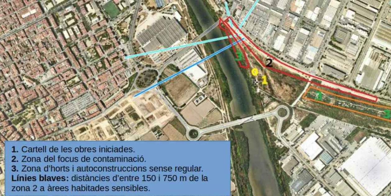 Gráfico hecho por DEPANA. Terrenos contaminados