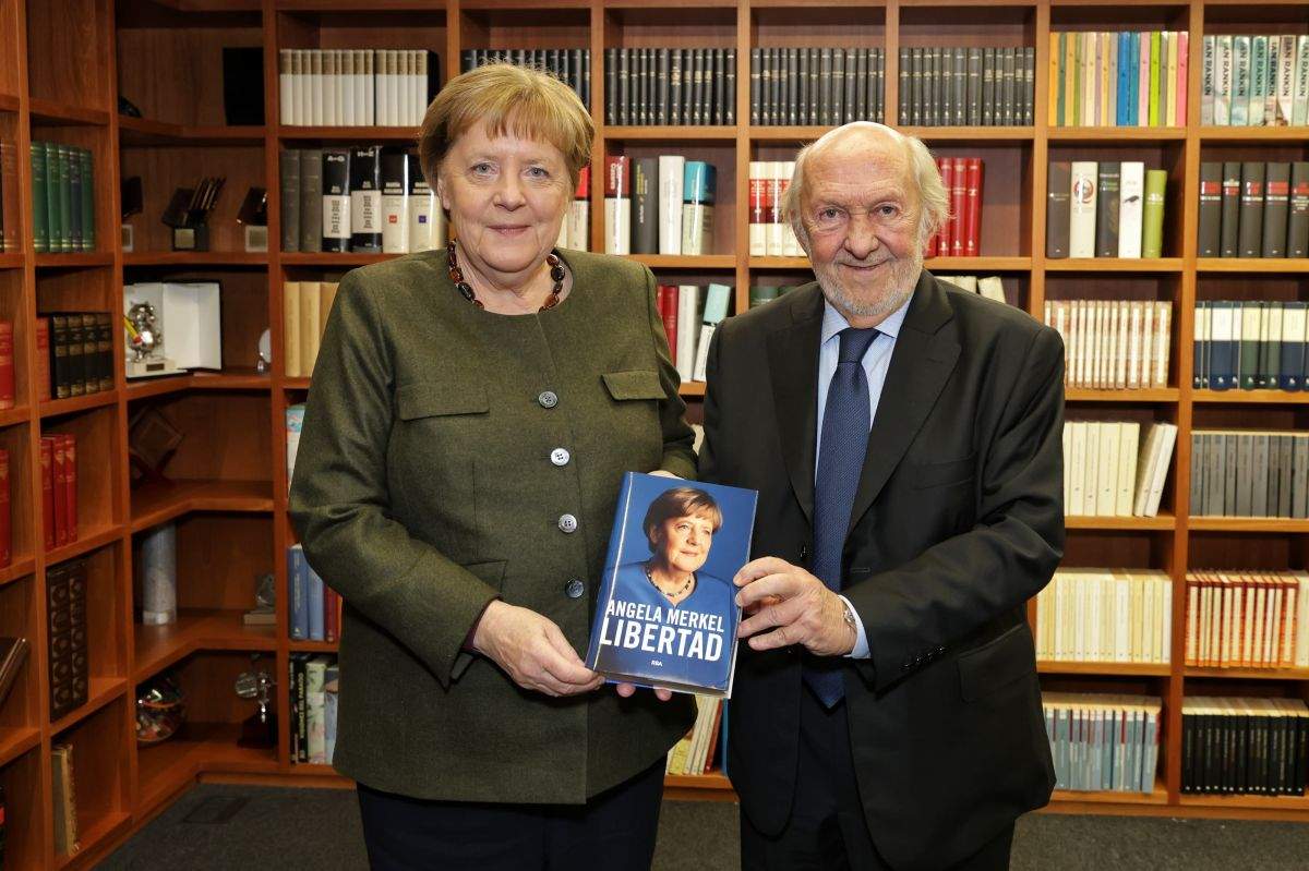 Angela Merkel presenta les memòries a l'Auditori RBA de Barcelona i reflexiona sobre el seu llegat