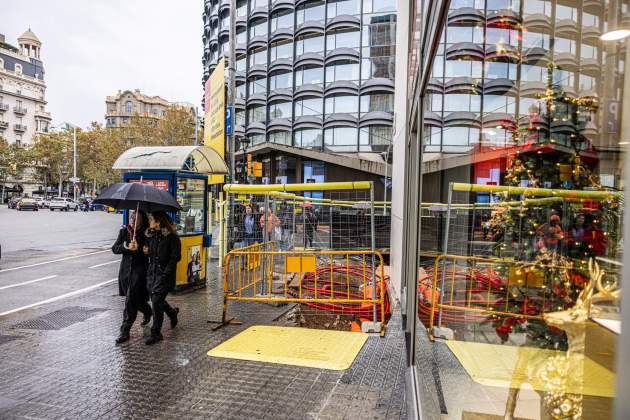 Calle Urgell, Barcelona, obras prolongación L8 FGC / Montse Giralt