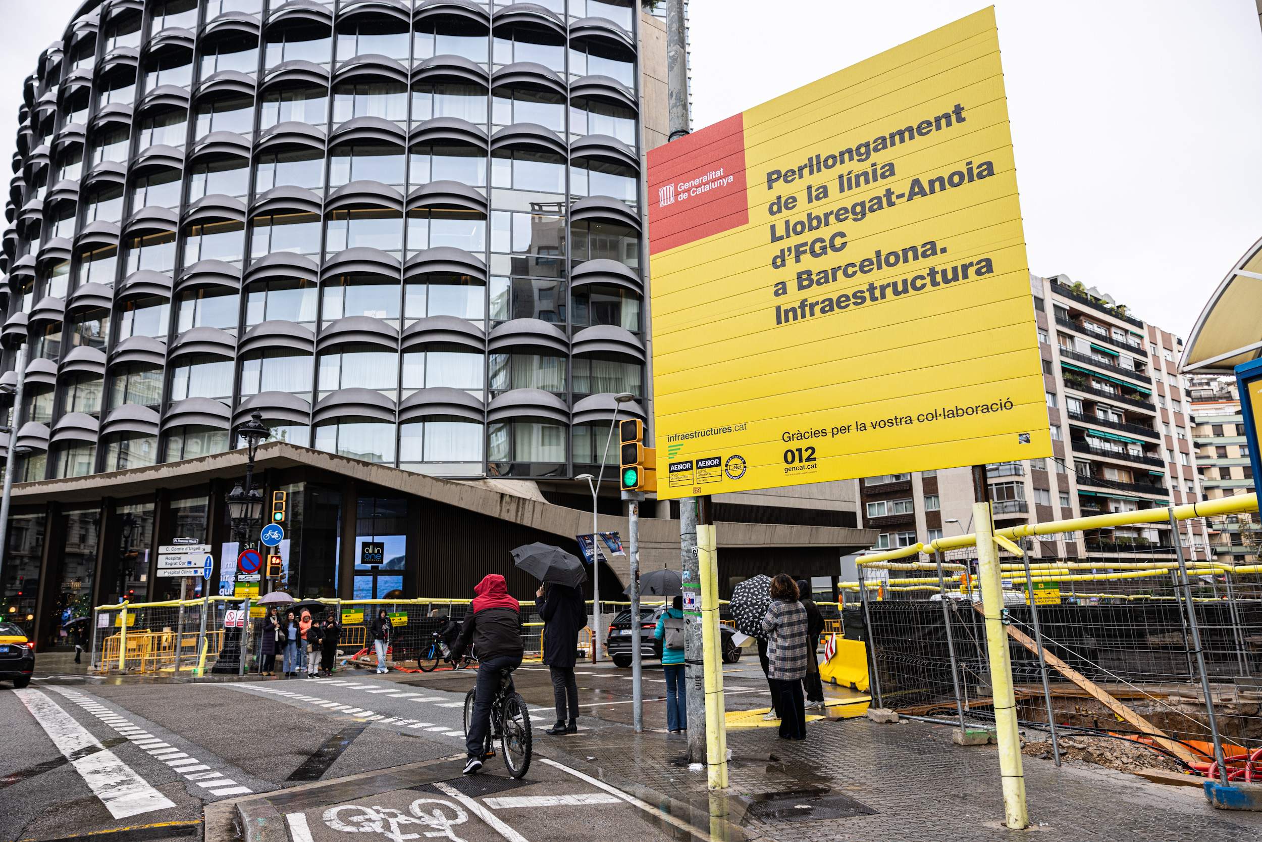 Obras de transporte público en Barcelona en 2025: un año sin inauguraciones a la vista