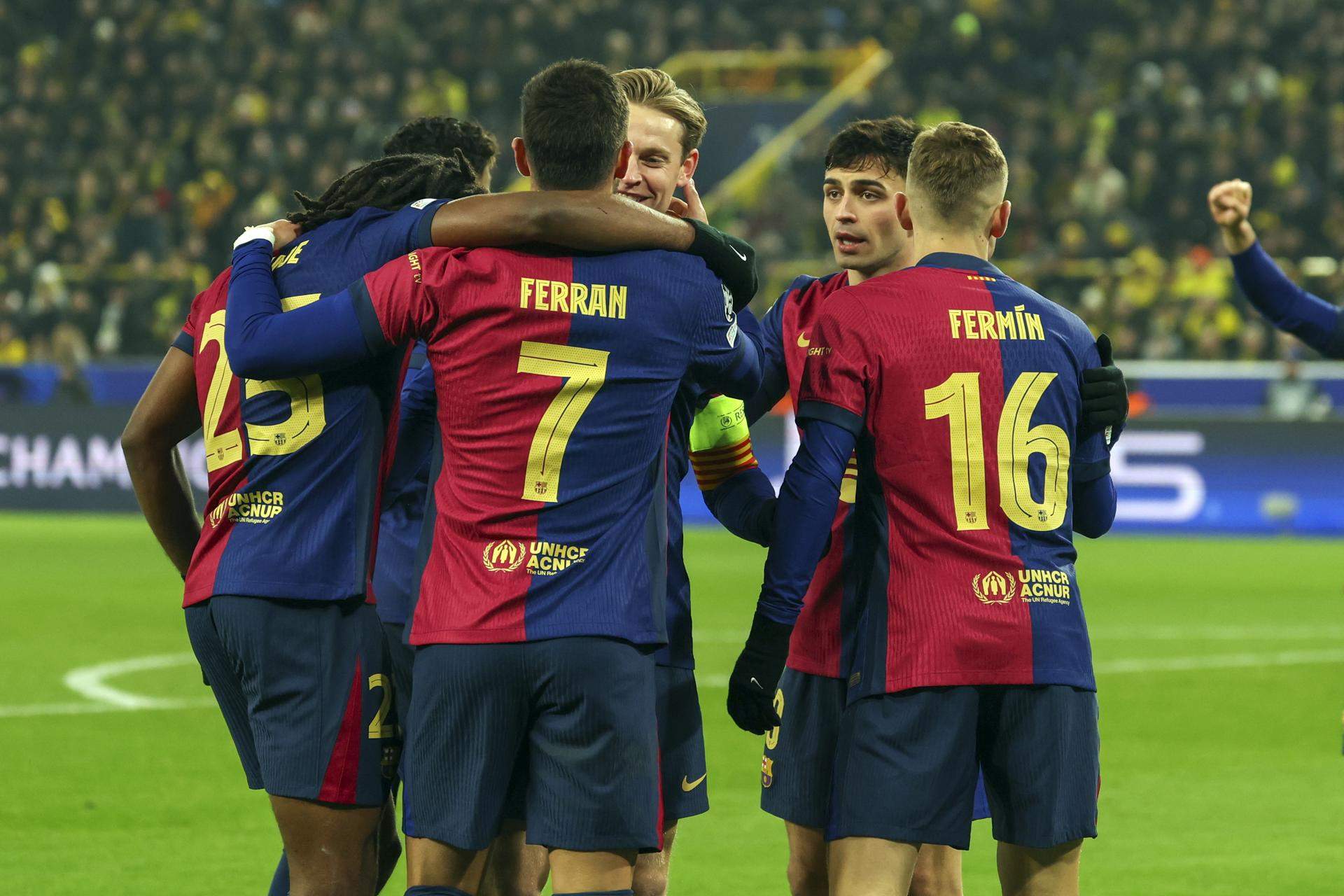 El Barça vence al Dortmund en una segunda parte memorable (2-3) y se acerca al Top-8 de la Champions League