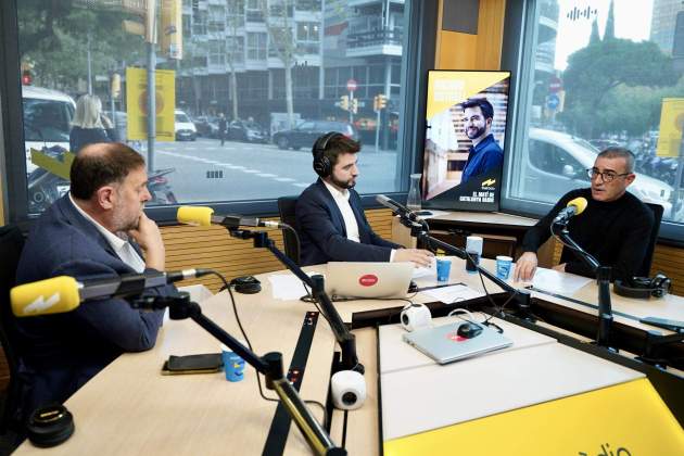 cara a cara entre Oriol Junqueras i xavier Godas a El Matí de Catalunya Radio